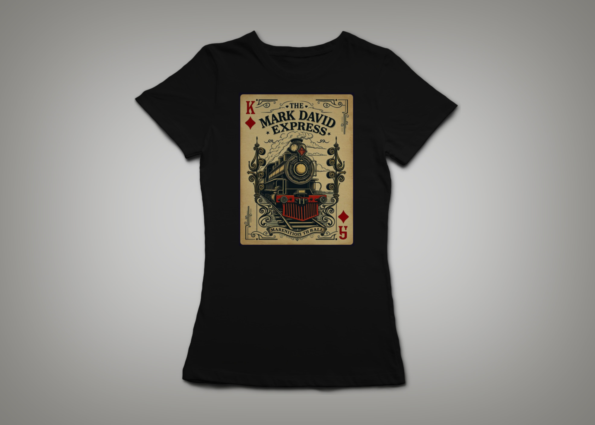 King of Diamonds — The Mark David Express black women's T-shirt
