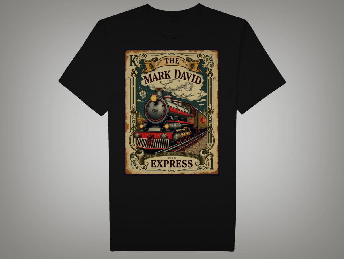 King of Steam — The Mark David Express black unisex T-shirt